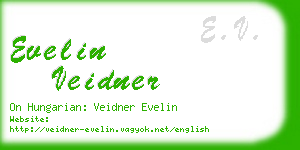 evelin veidner business card